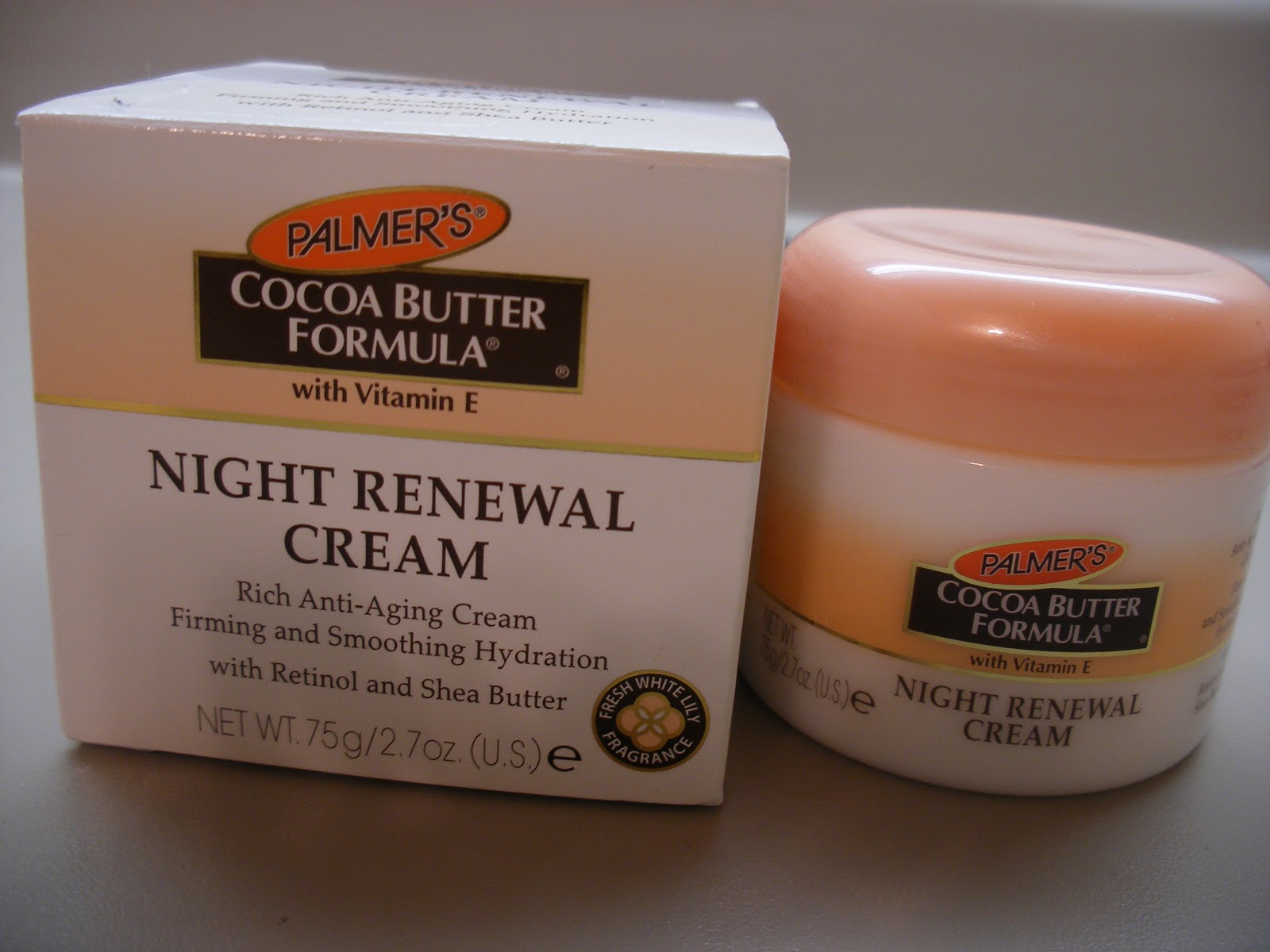 Pretties and Pearls Review Palmer's Cocoa Butter Night Renewal Cream