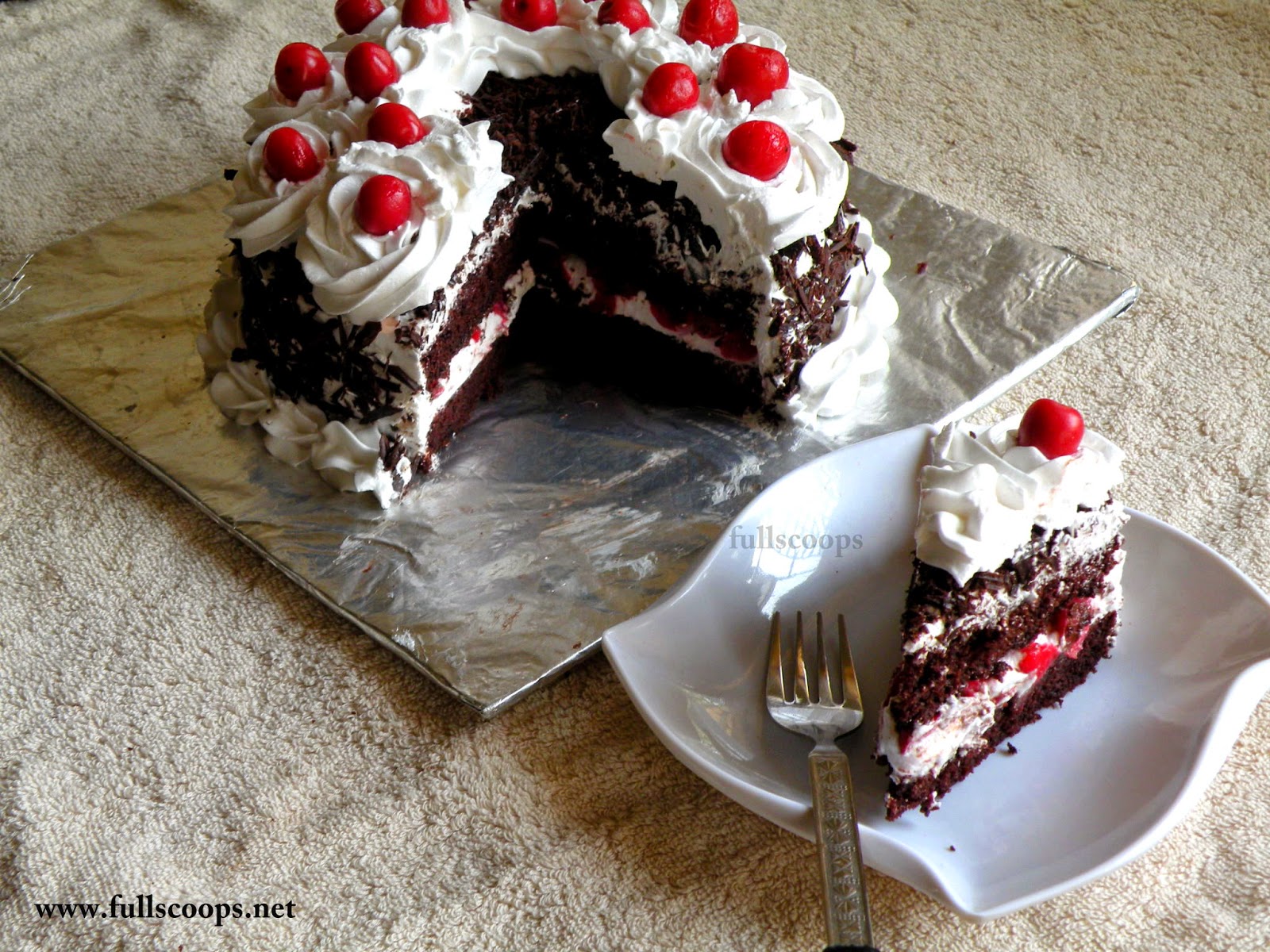 Black Forest Cake / How to make a Black Forest Cake Full Scoops A
