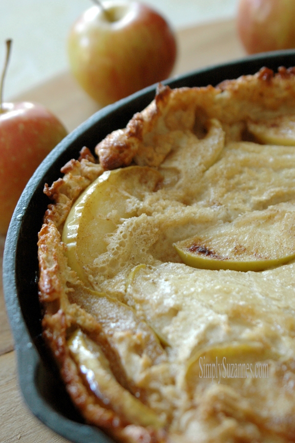 Simply Suzanne's AT HOME: cinnamon apple dutch baby