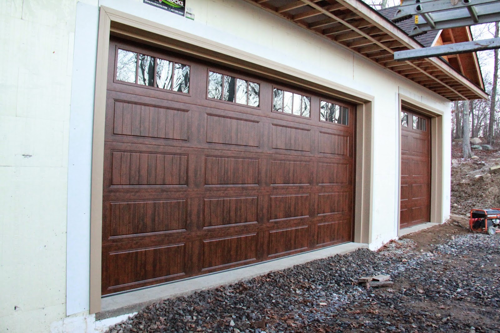 Our New England Energy Star Icf Home Build Garage Doors