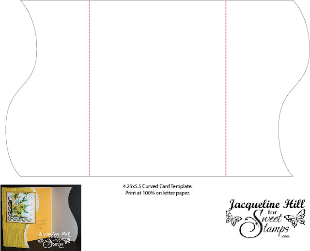 Curved Card Template sweetsts free template from sweetsts Curved Card Template sweetsts free template from sweetsts
