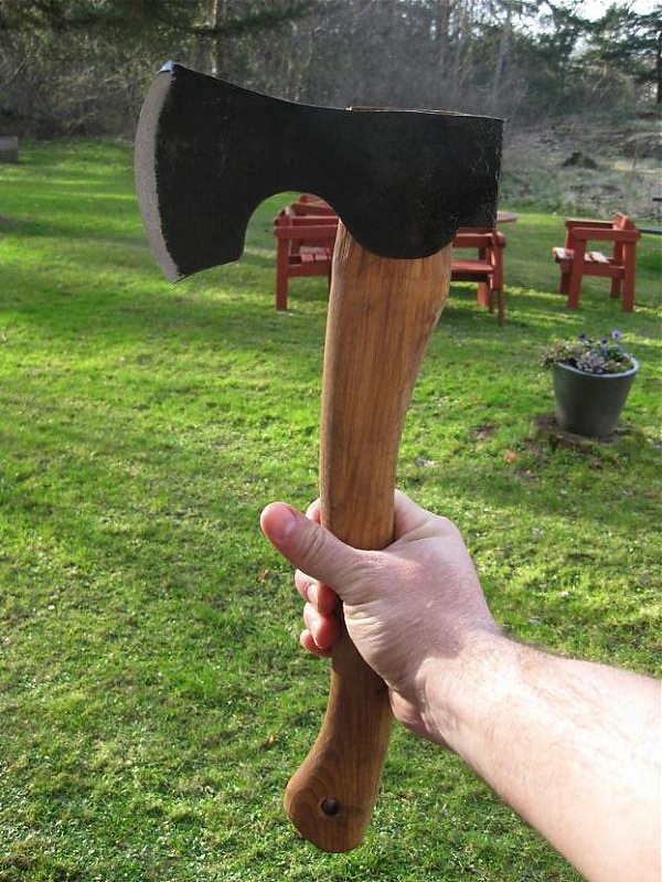 Holt & Heath Wooden Treenware Axe File No2 Cegga Axe