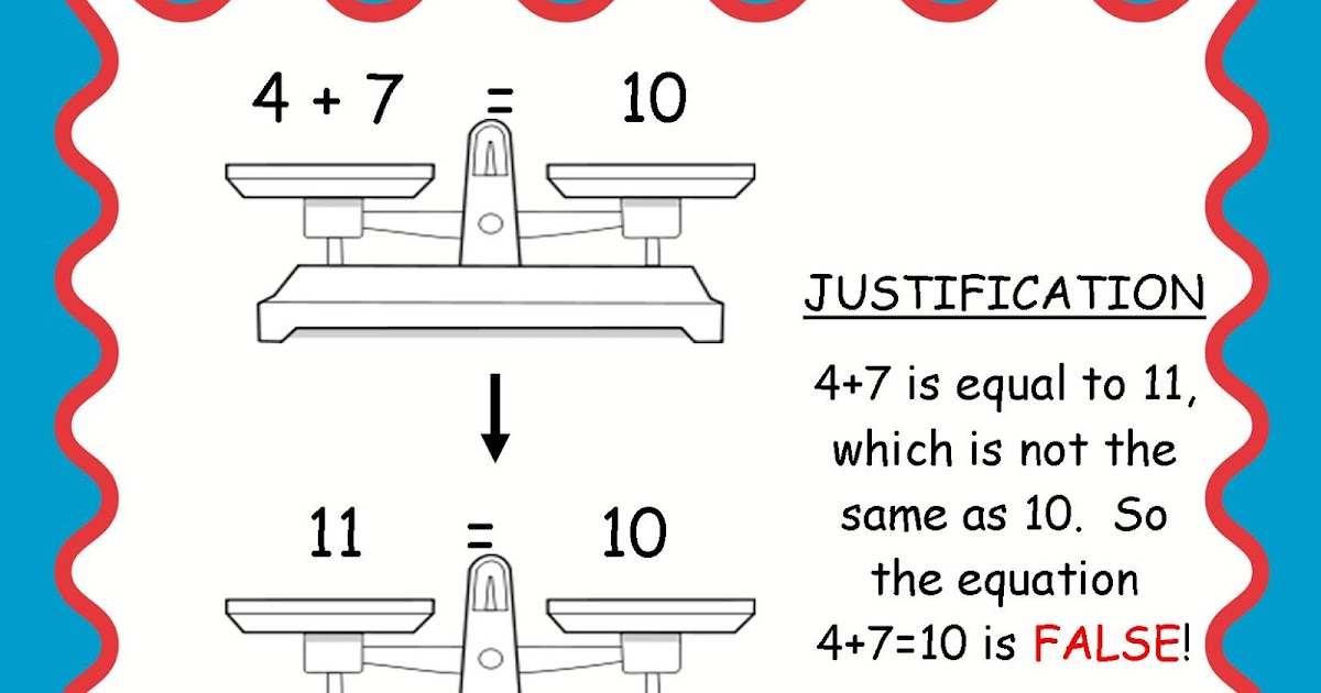 Simply SWEET TEAching: Common Core True & False Equations Freebie
