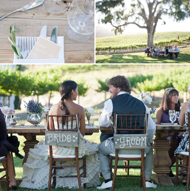 Bride and Groom Seat Label Bride and Groom Seat Label