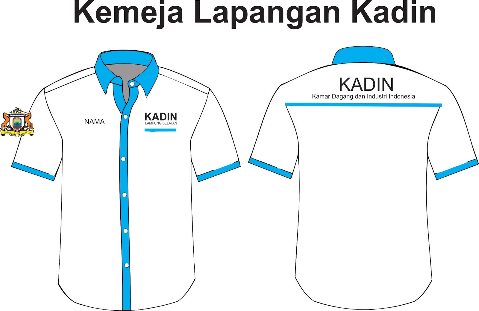 Template Desain Baju Pdh