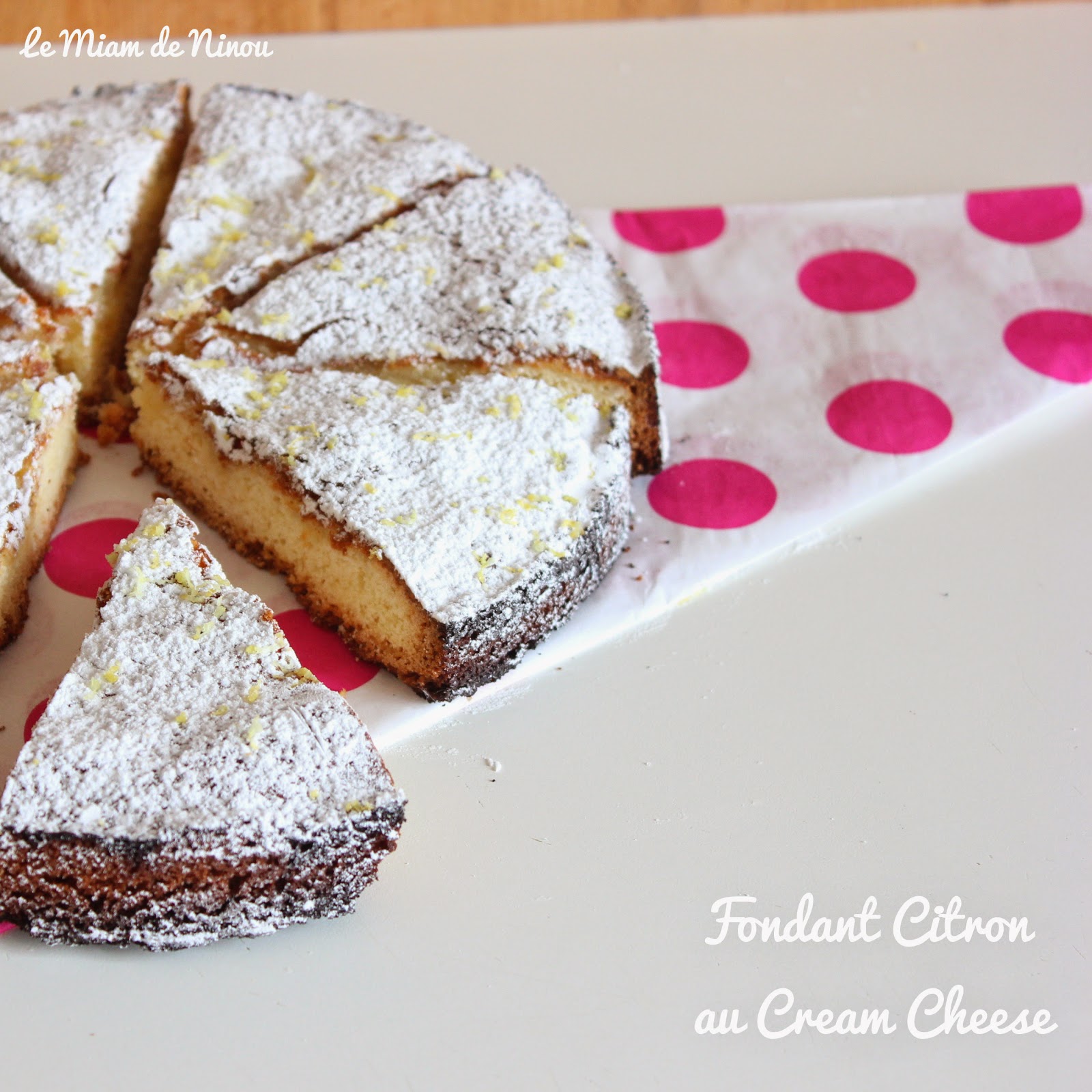 Comme une envie de Fondant Citron au Cheese Cream