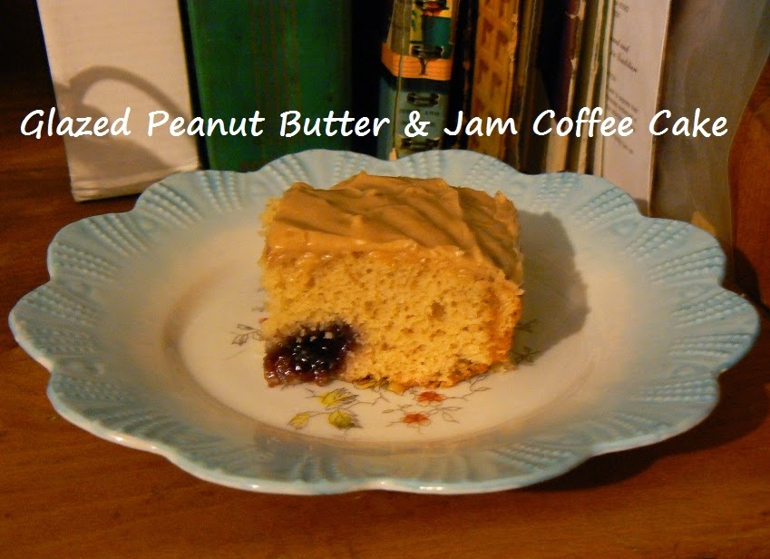 SalleeB's Kitchen Glazed Peanut Butter & Jam Coffee Cake