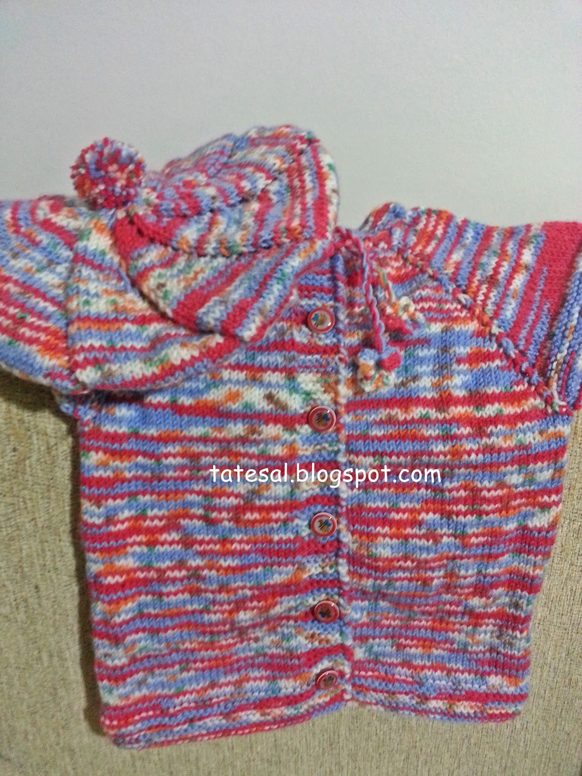 TATESAL ÇARKIFELEK BERE VE YAKADAN BAŞLAMA BEBEK YELEĞİ