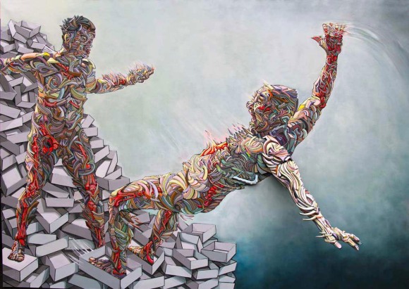 Marchal Mithouard Shaka pintura escultura grafite 3d psicodelico Marchal Mithouard Shaka pintura escultura grafite 3d psicodelico