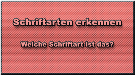 Schriftarten erkennen online Schriftarten erkennen online