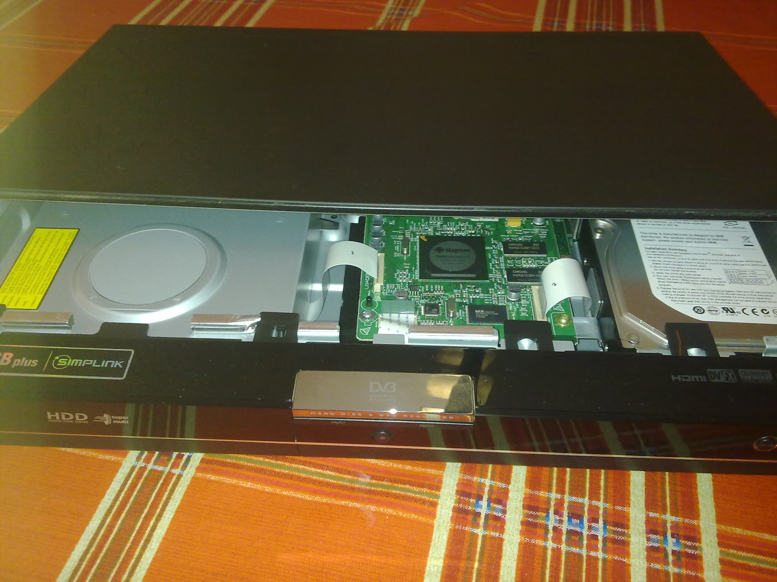 El Blog de Rixolo Abrir desmontar reproductor TDTGrabador , HDDDvd