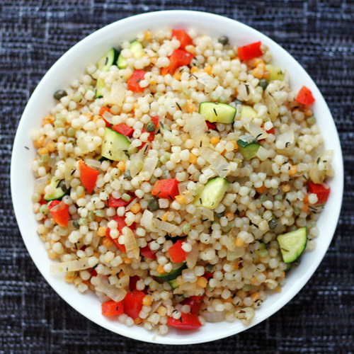 Cookistry Whole Foods Feasting Israeli Couscous Pilaf