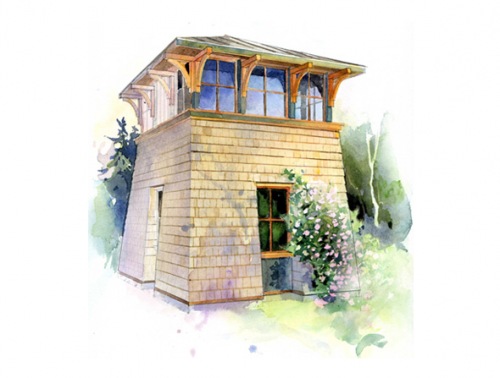 Lloyd’s Blog: "Tower Studio" - Small House Plans