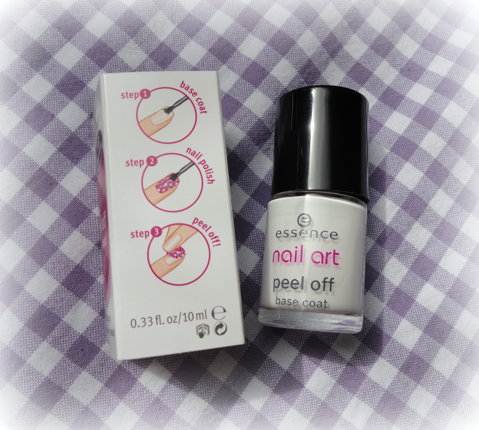 Miss Cherrychaos Review essence nail art peel off base coat
