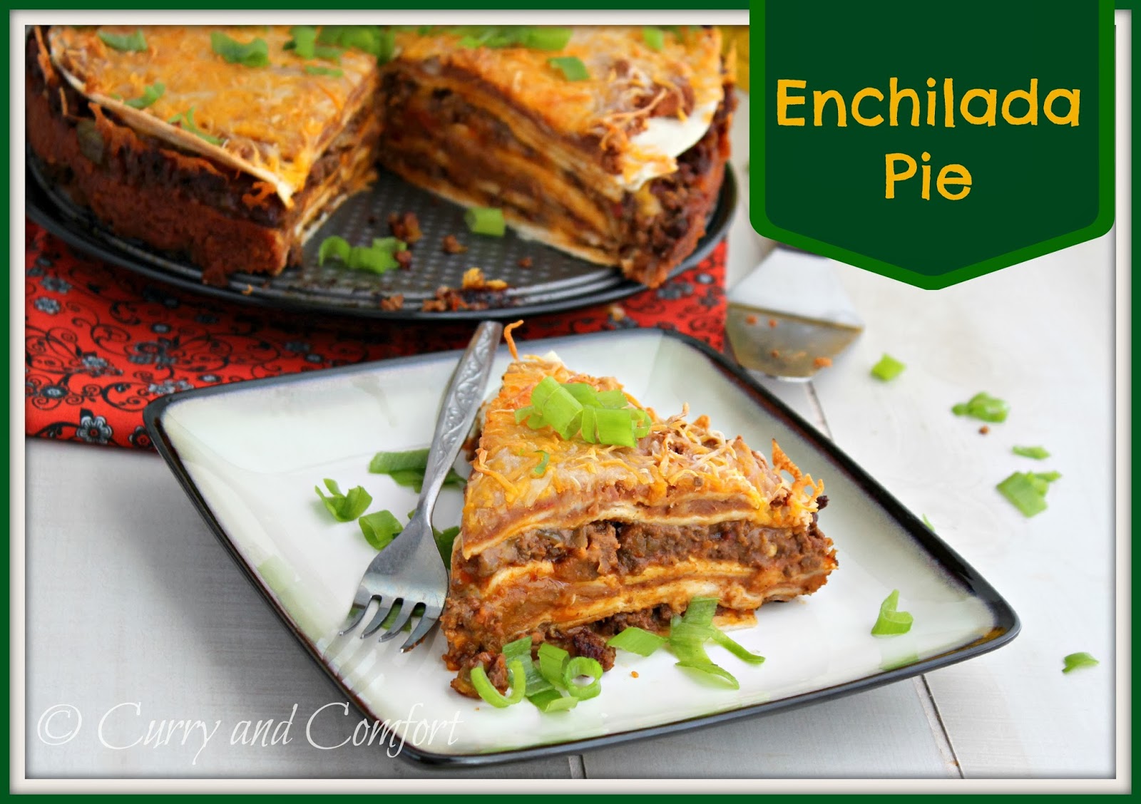 Kitchen Simmer Enchilada Beef and Bean Pie