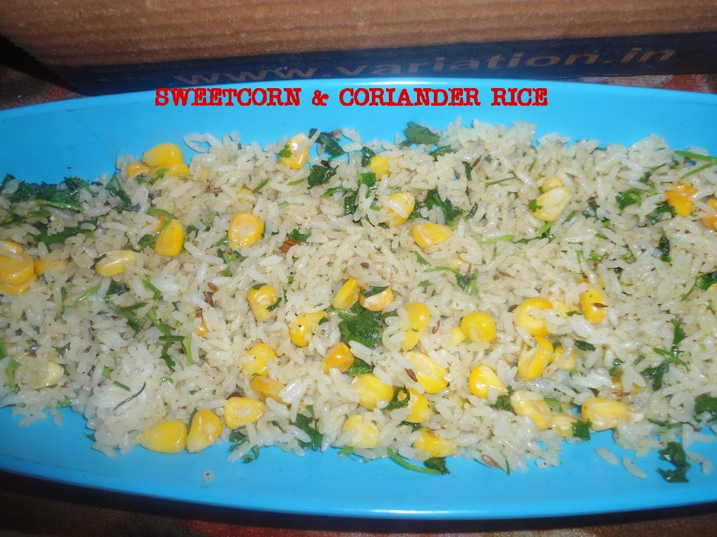 My Kitchen Experience Sweet Corn Cilantro Rice