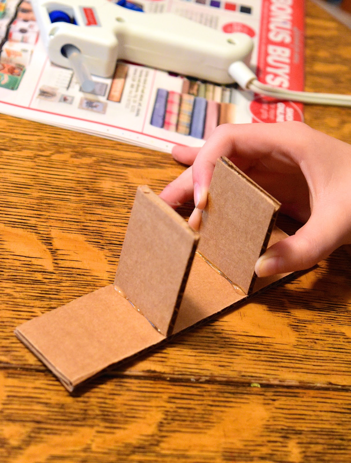 ikat bag A HomeMade Cardboard Craft Kit