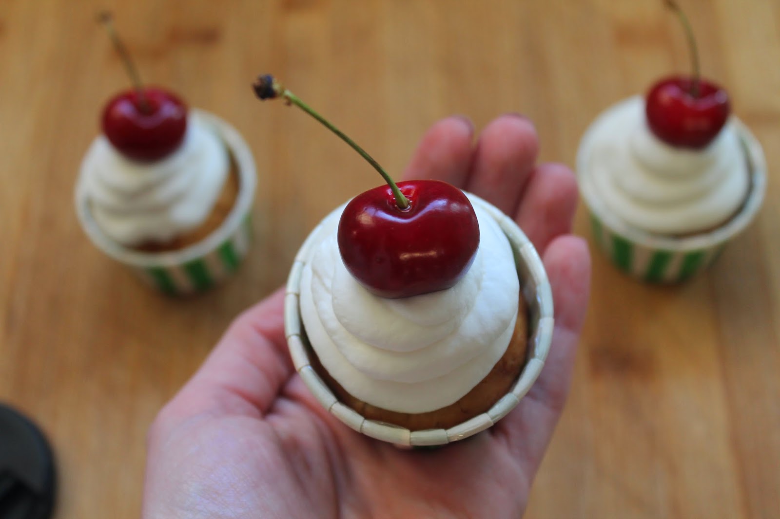 cherry cupcakes