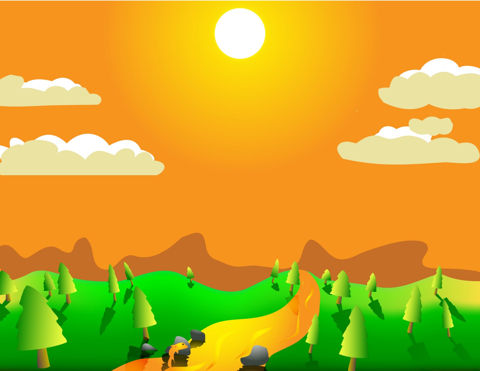 Dark Sider Designs: Cartoon Landscape