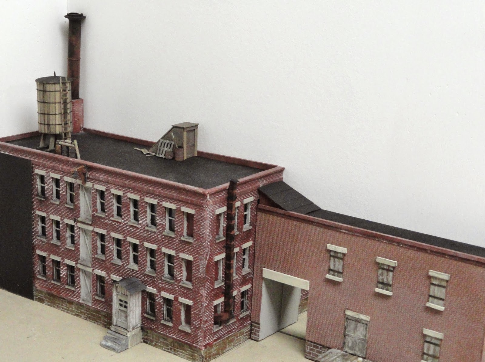 Model Railroad Minutiae Ice Machinery Co Roof Details