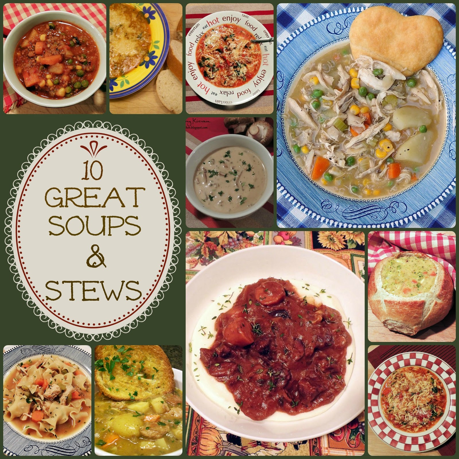 10 Great Soups and Stews Bobbi's Kozy Kitchen