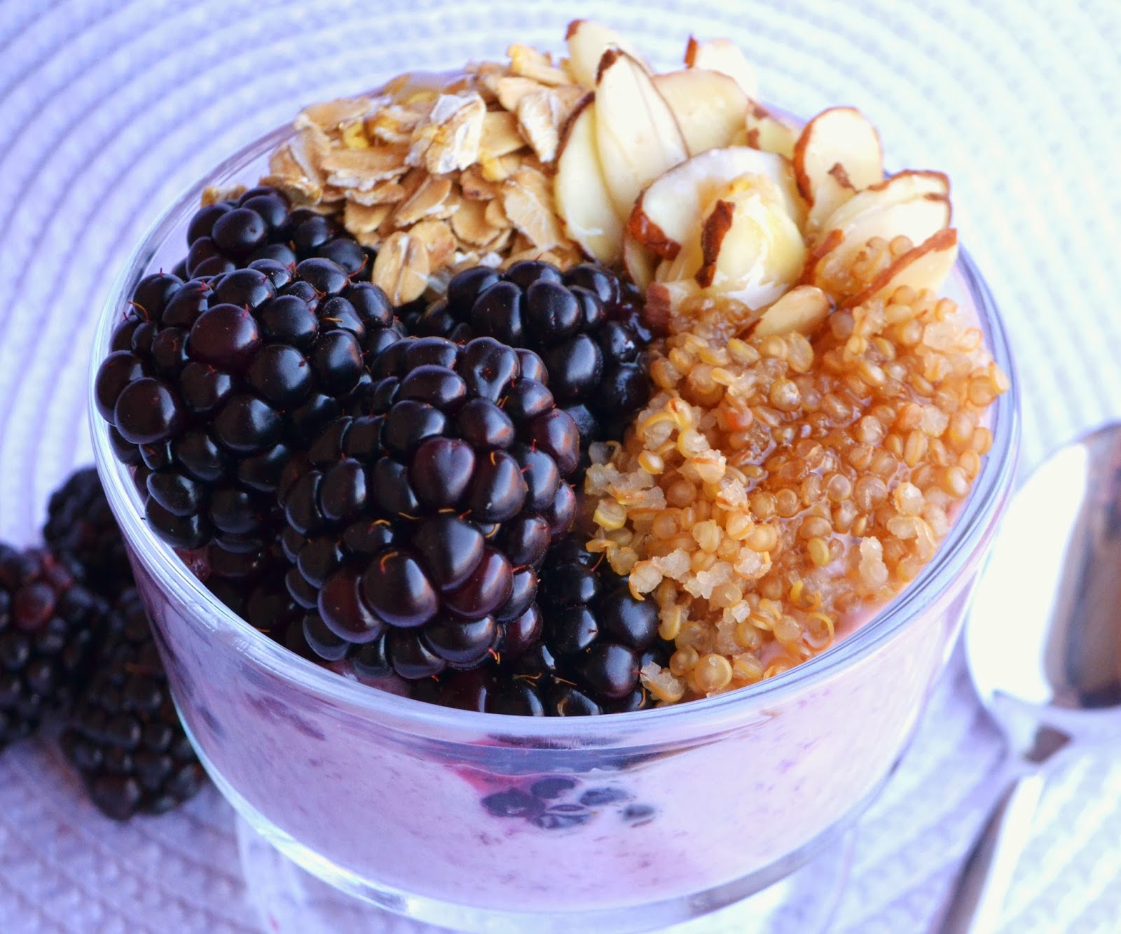 7kidsathome Yogurt Breakfast Bowl with Quinoa