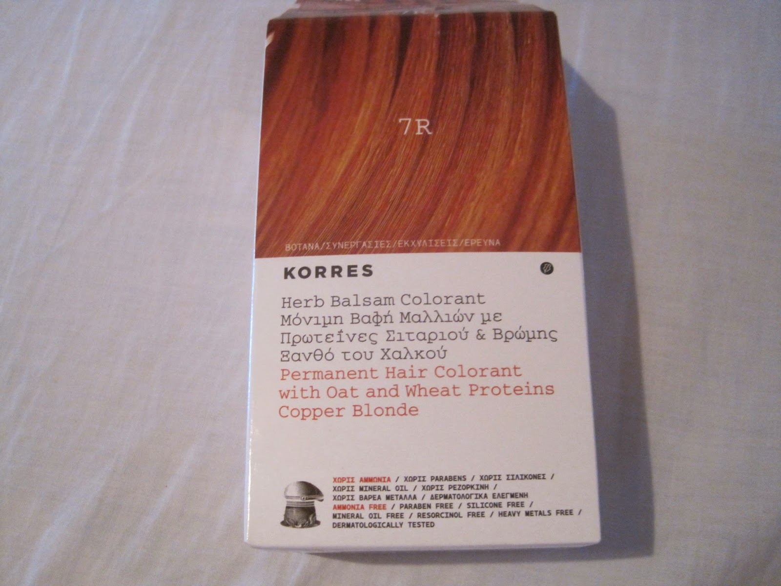 The Casual Review Using Korres hair dye