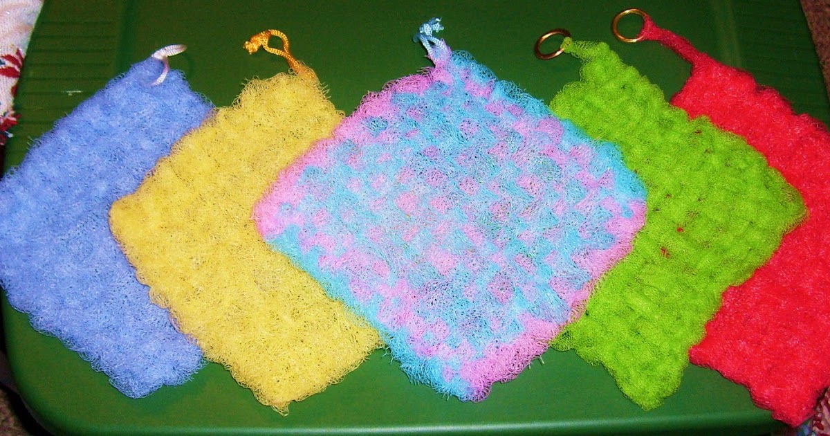 Kathryn's Krafts Loofah Washcloths an awesome way to wash!