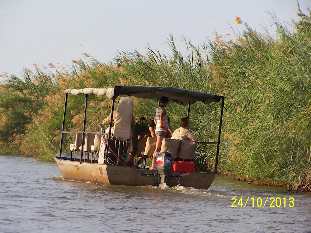 Boat Safari Rufiji-Selous Game reserve Tanzania