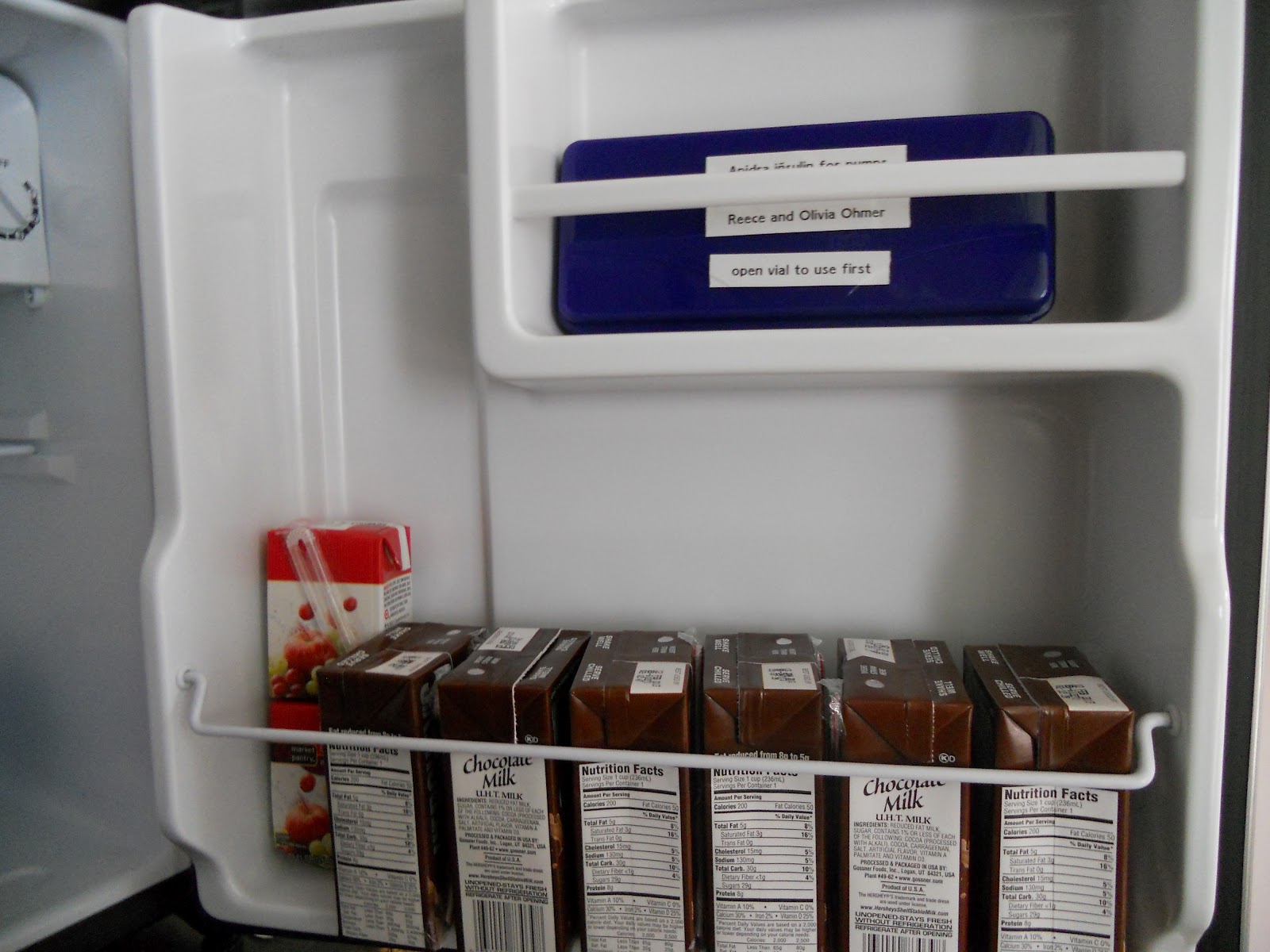Naturally Sweet Sisters Storing Insulin (Or How to Cuteify a Mini Fridge)