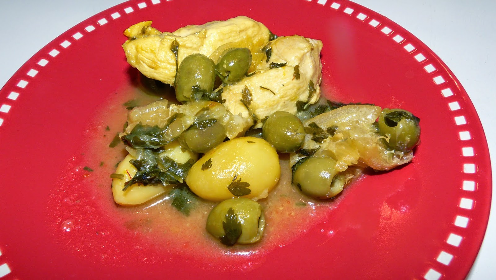 Tajine de Poulet aux citrons beldi / confits