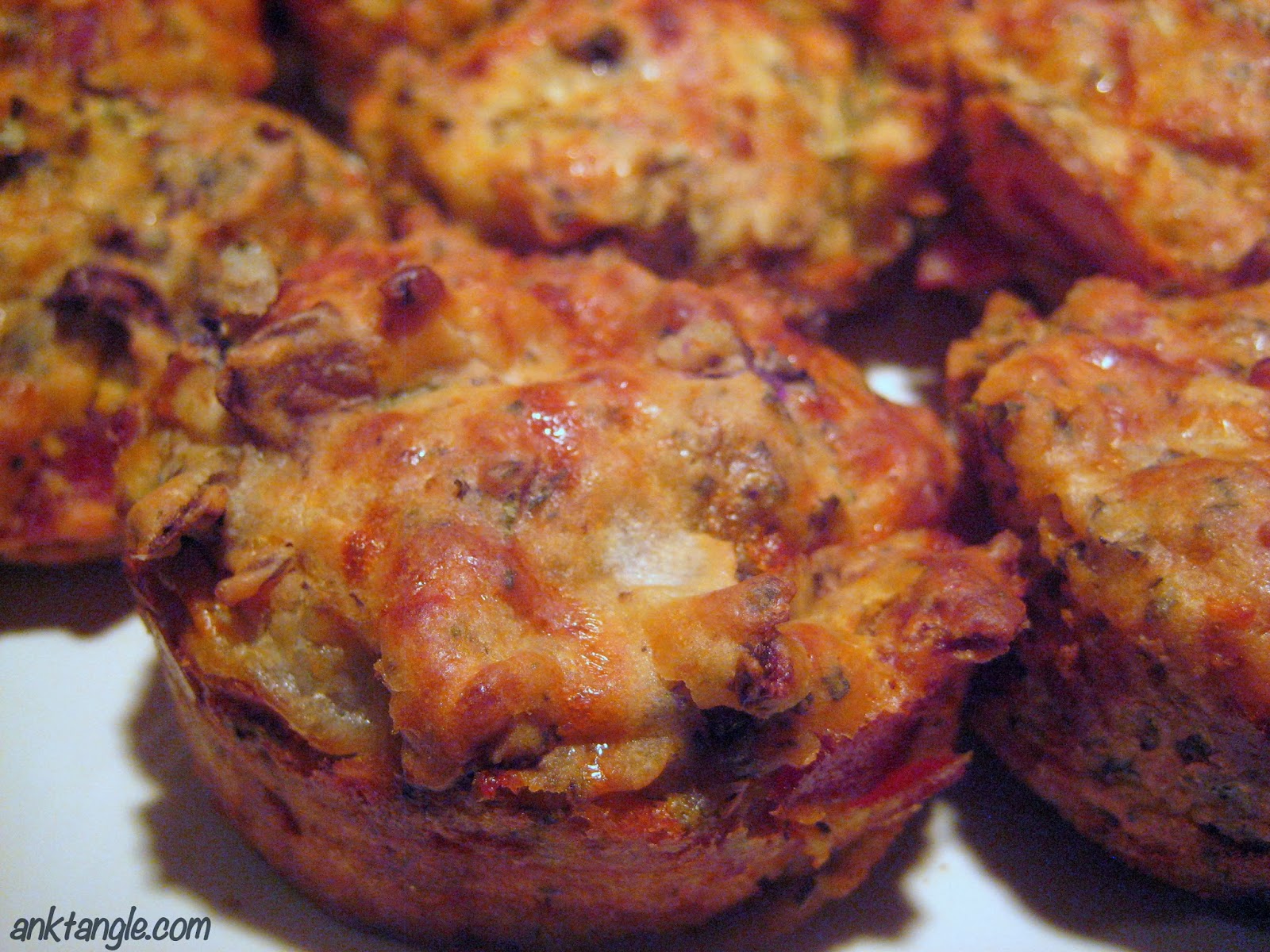 Anktangle Gluten Free Supreme Pizza Muffins Recipe