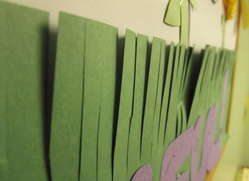 Small spring bulletin board