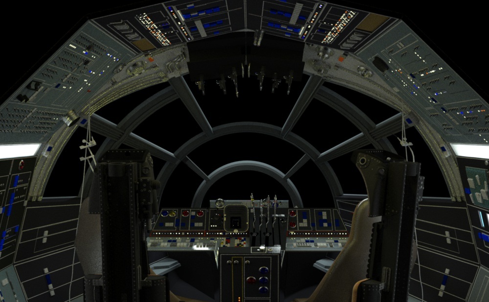 full scale millennium falcon cockpit full scale millennium falcon cockpit