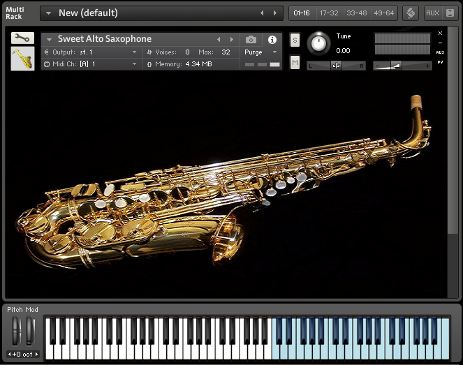 SAMPLES PARA KONTAKT 5 Sweet Alto Saxophone