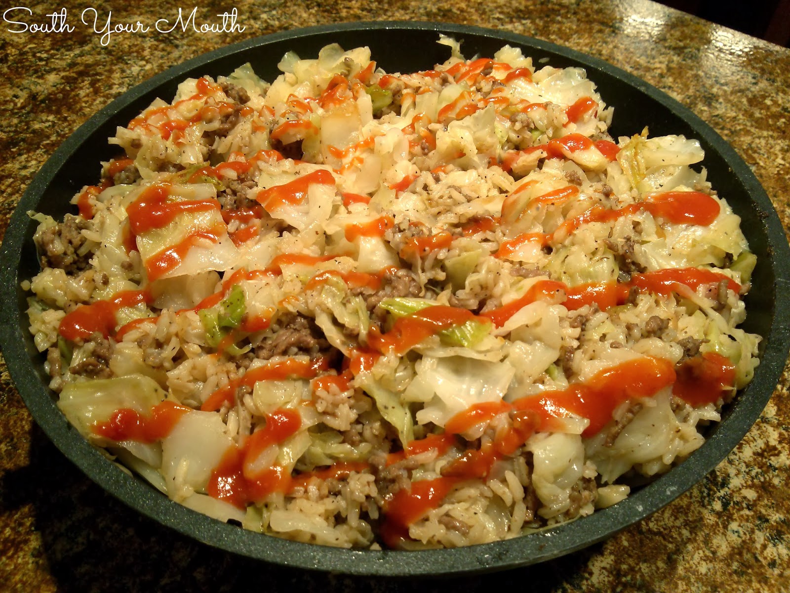 South Your Mouth Unstuffed Cabbage Roll Skillet
