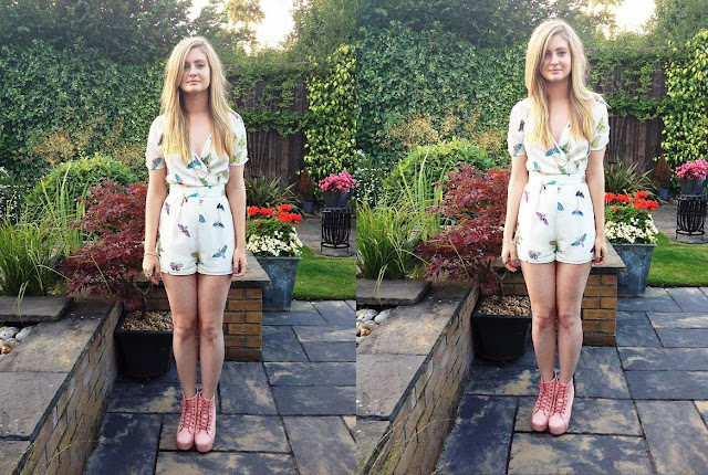ASOS Butterfly Playsuit