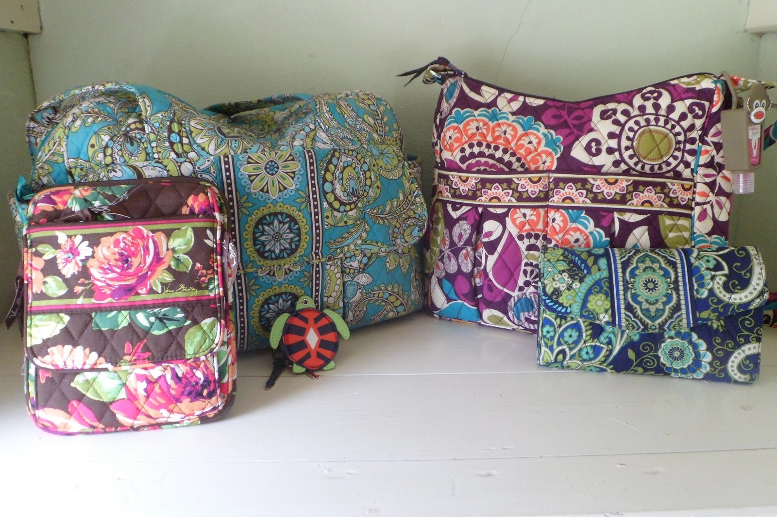 vera bradley shoe bag