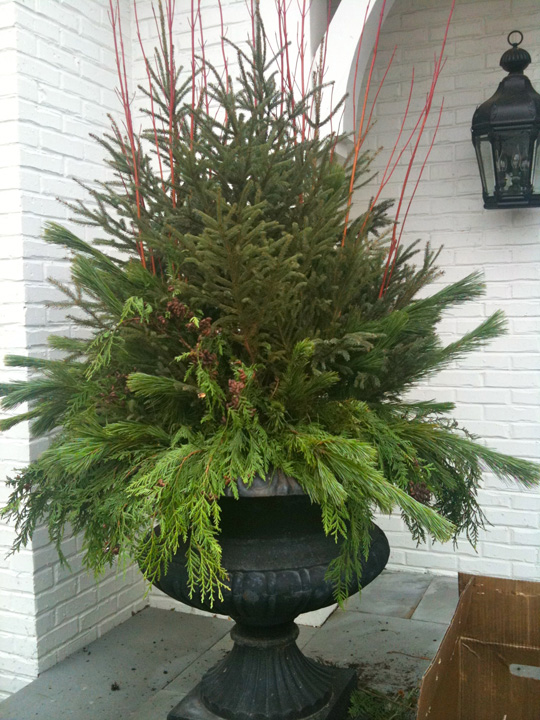 5th and state Winter Urns, a tutorial