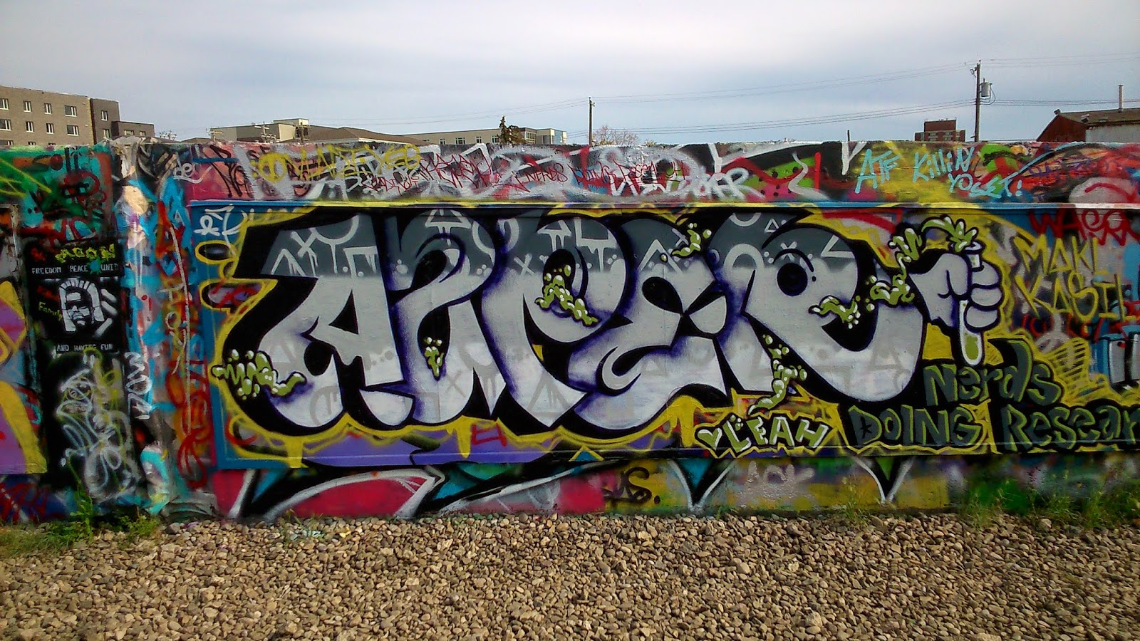 The Shabby Green Warehouse Edmonton Open Graffiti Wall Edmonton, AB