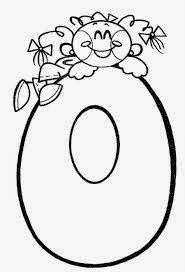 Maestra De Infantil Numeros Del 0 Hasta El 9 Para Colorear Y