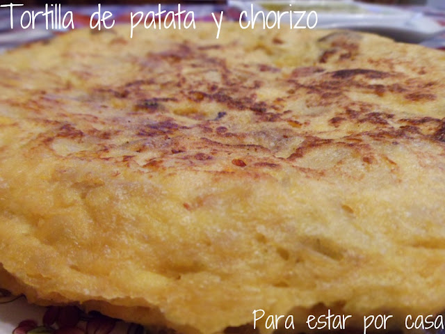 Tortilla De Patata Y Chorizo
