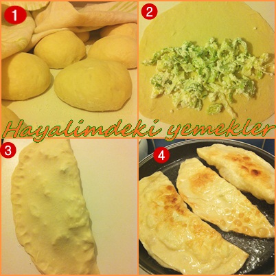 Pırasalı Peynirli Patile Tarifi Pırasalı Peynirli Patile nasil yapilir,resimli hamur isi tarifleri
