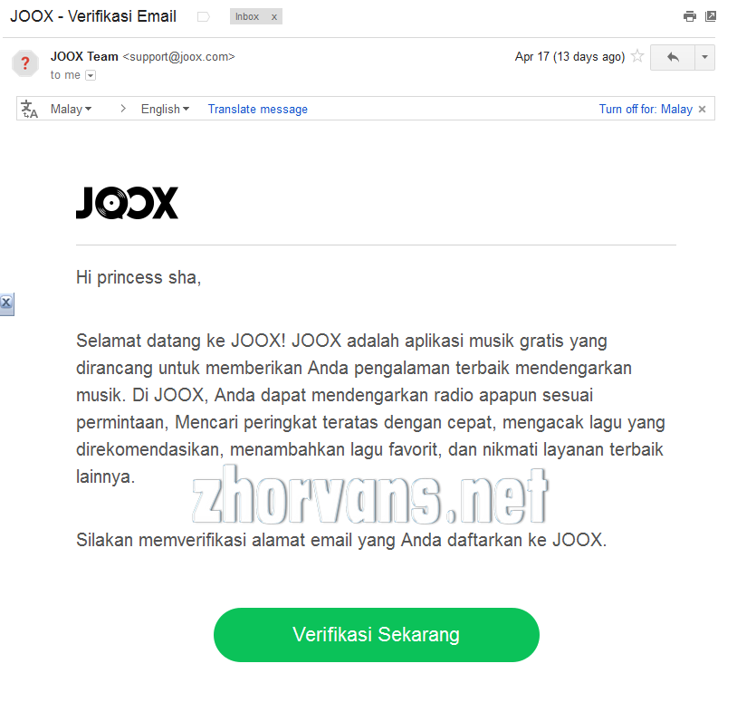 Email nyasar
