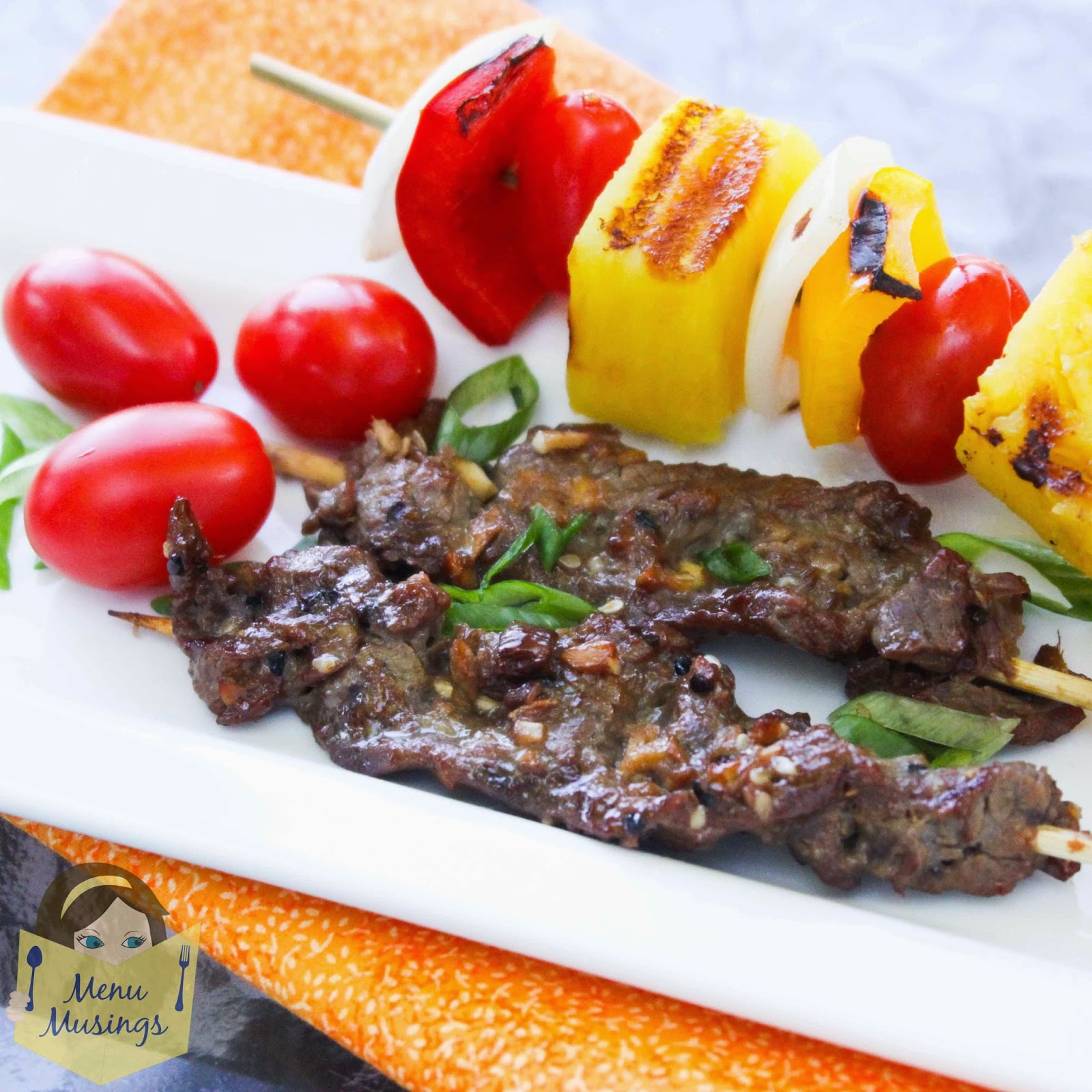 Menu Musings of a Modern American Mom Korean BBQ Shish Kabobs