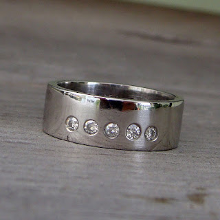 palladium wedding band