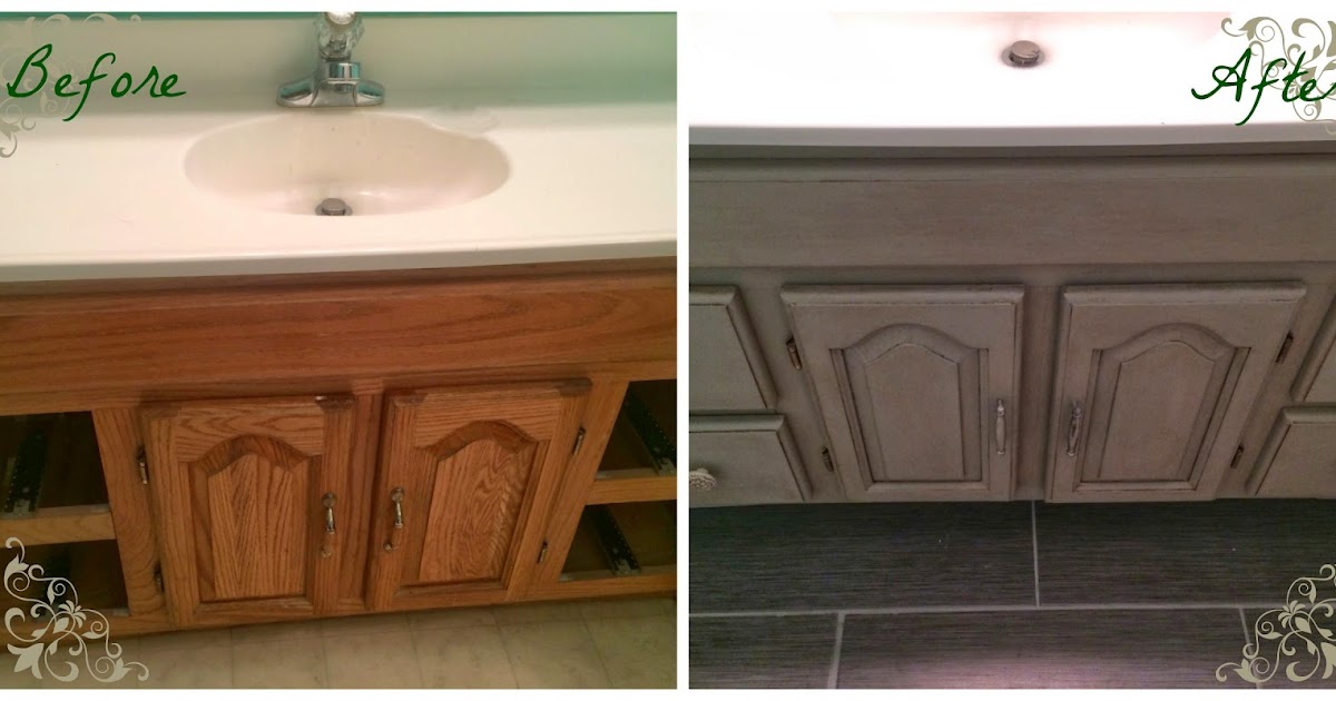 The Burrow Updating an outdated Bathroom Vanity