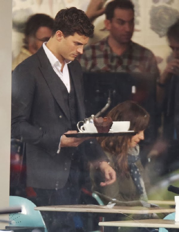 Jamie Dornan  en el rodaje de 50 Sombras de Grey: primeras imágenes50 Sombras de Grey: primeras imágenes