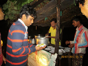 breakfast at dawn on arrival near Khadas Village.
