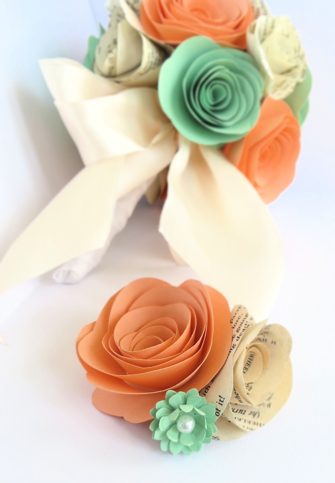 Krista Sew Inspired An Extension of my Vintage Paper Flowers